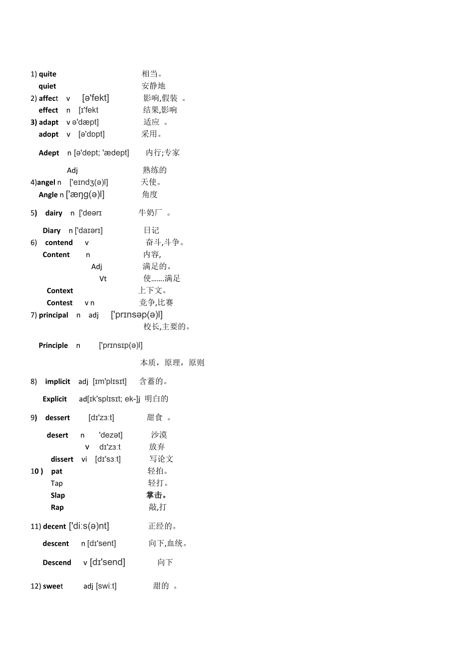 拼写相近英语单词.doc_第1页