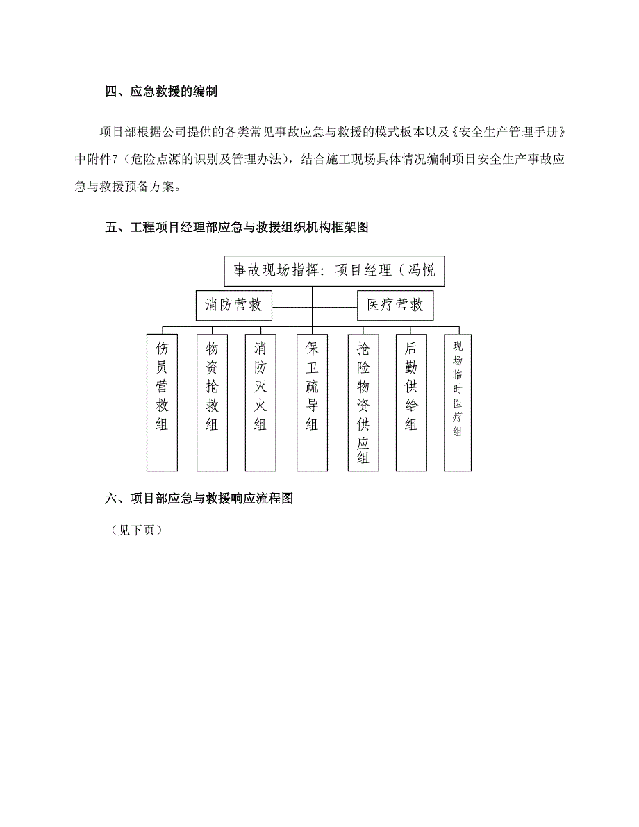 项目部安全生产事故应急救援预案_第4页