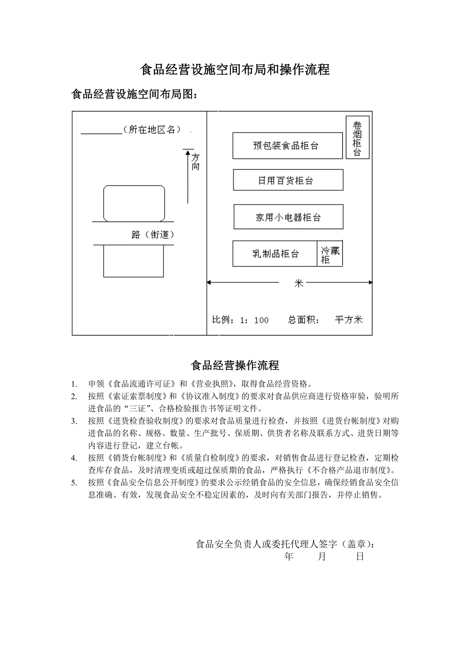 超市食品经营设备及工具清单1_第2页