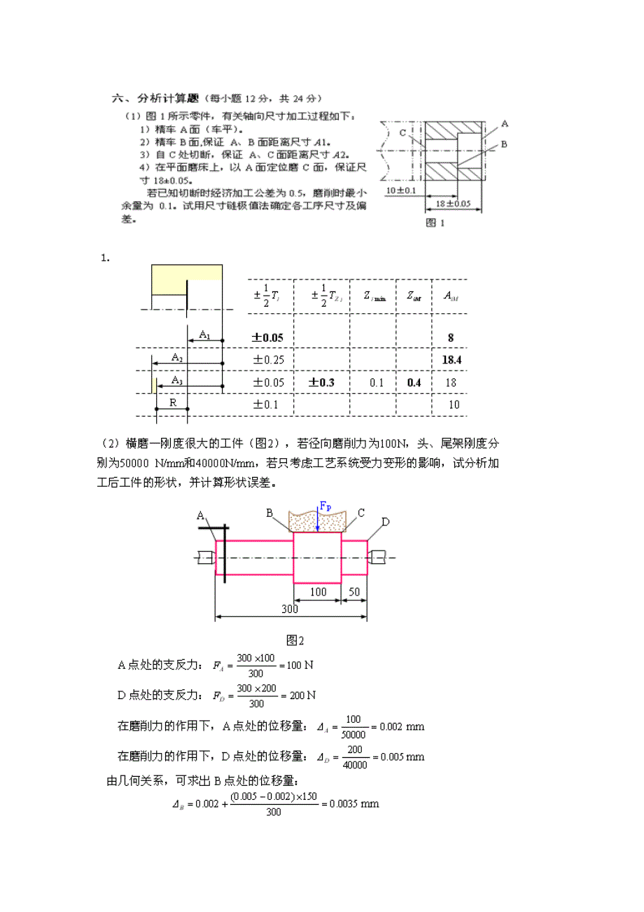 机械制造技术试题含答案_第1页