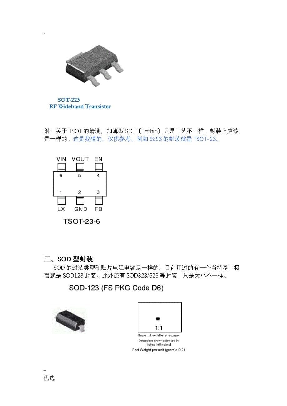 元件封装的种类及辨识_第5页