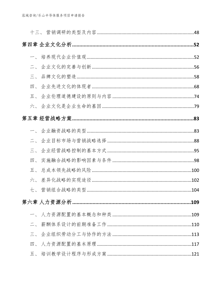 乐山半导体服务项目申请报告_第2页