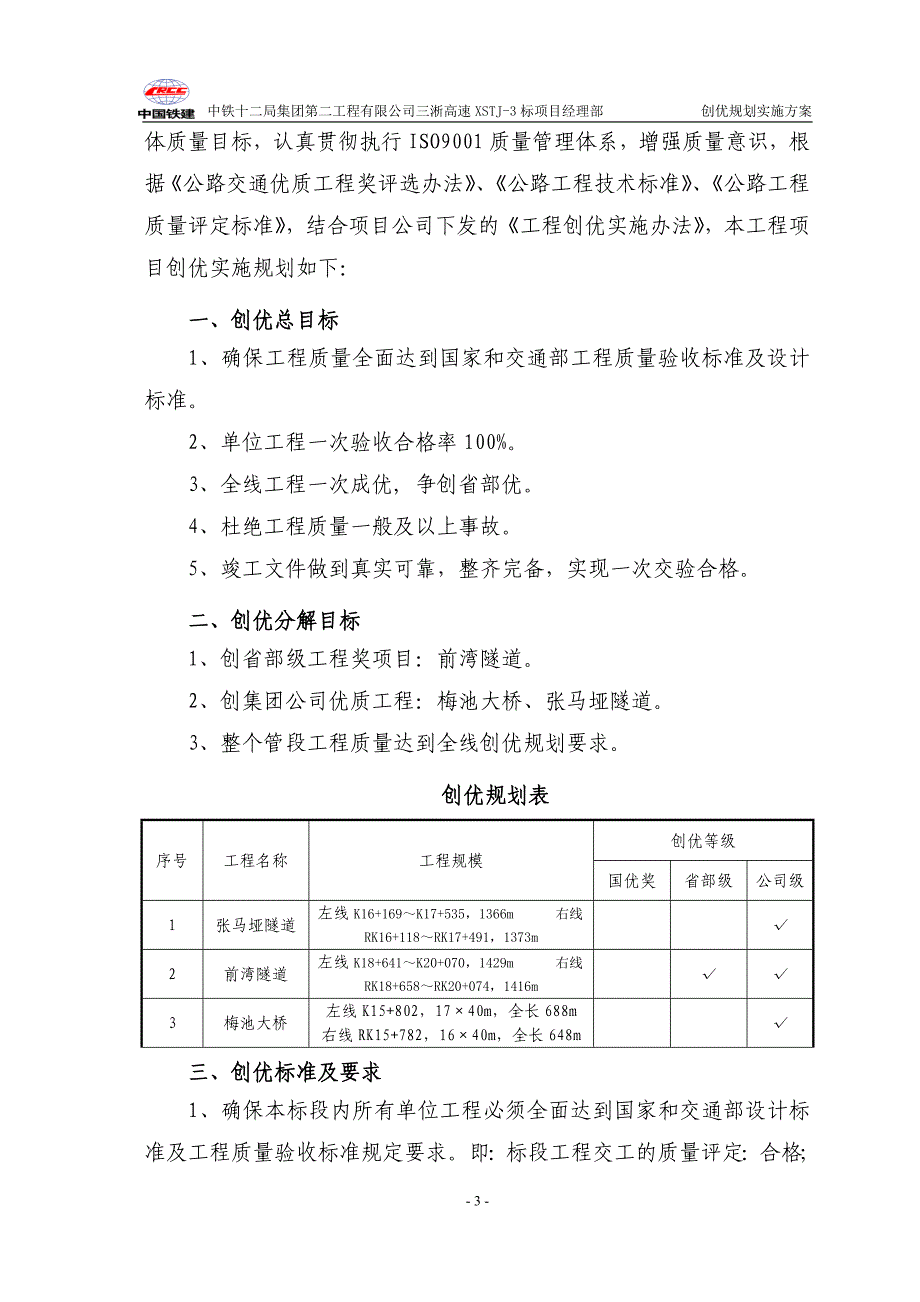 三淅高速工程创优规划实施方案_第3页