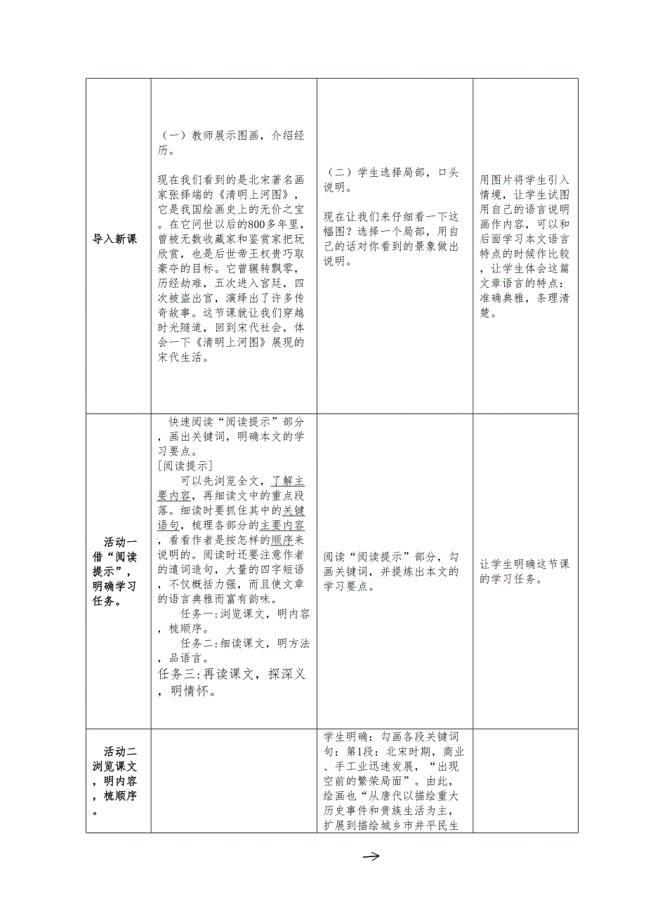 第22课《梦回繁华》教学设计2021-2022学年部编版语文八年级上册_第2页