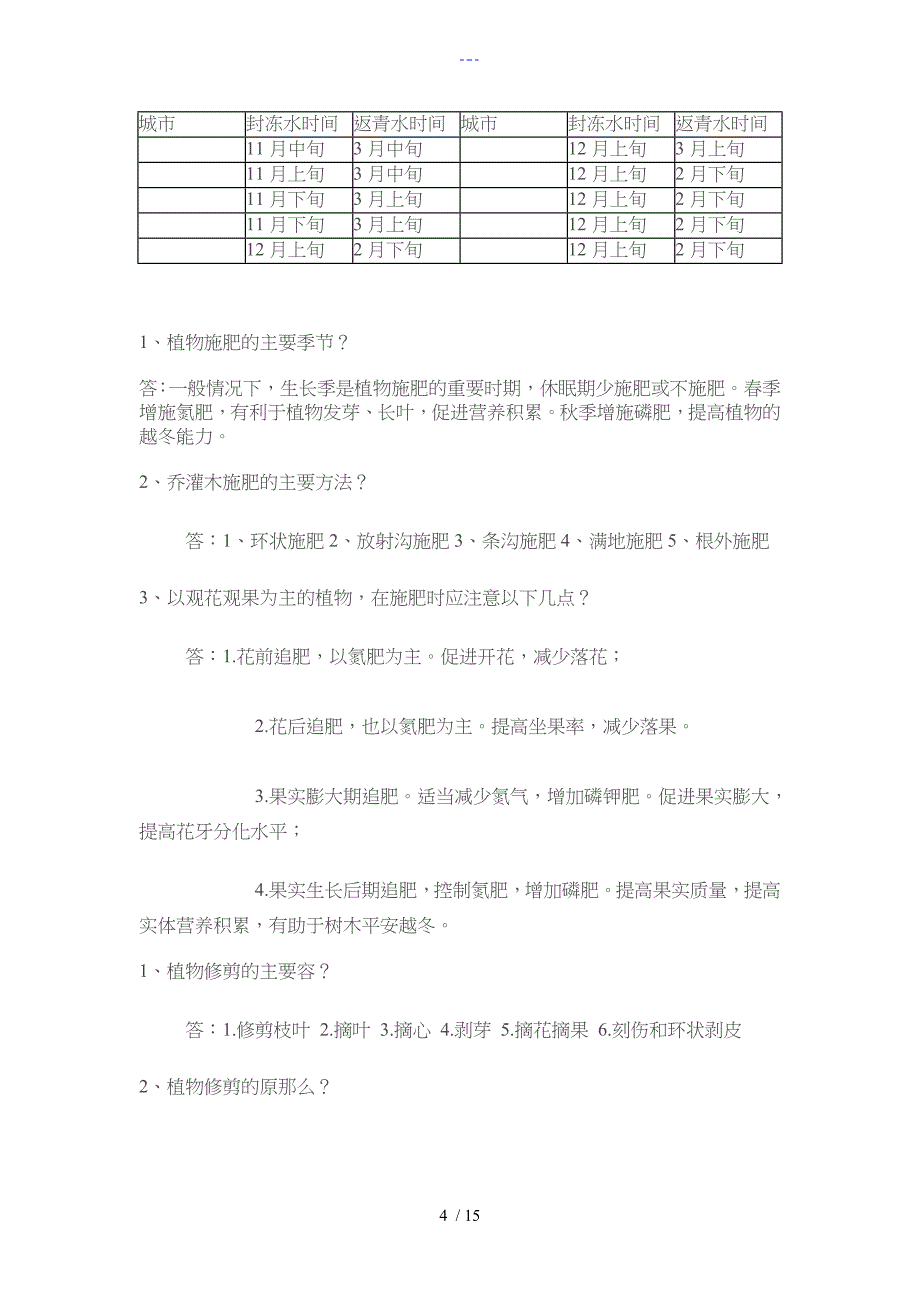 园林绿化技师考试资料_第4页