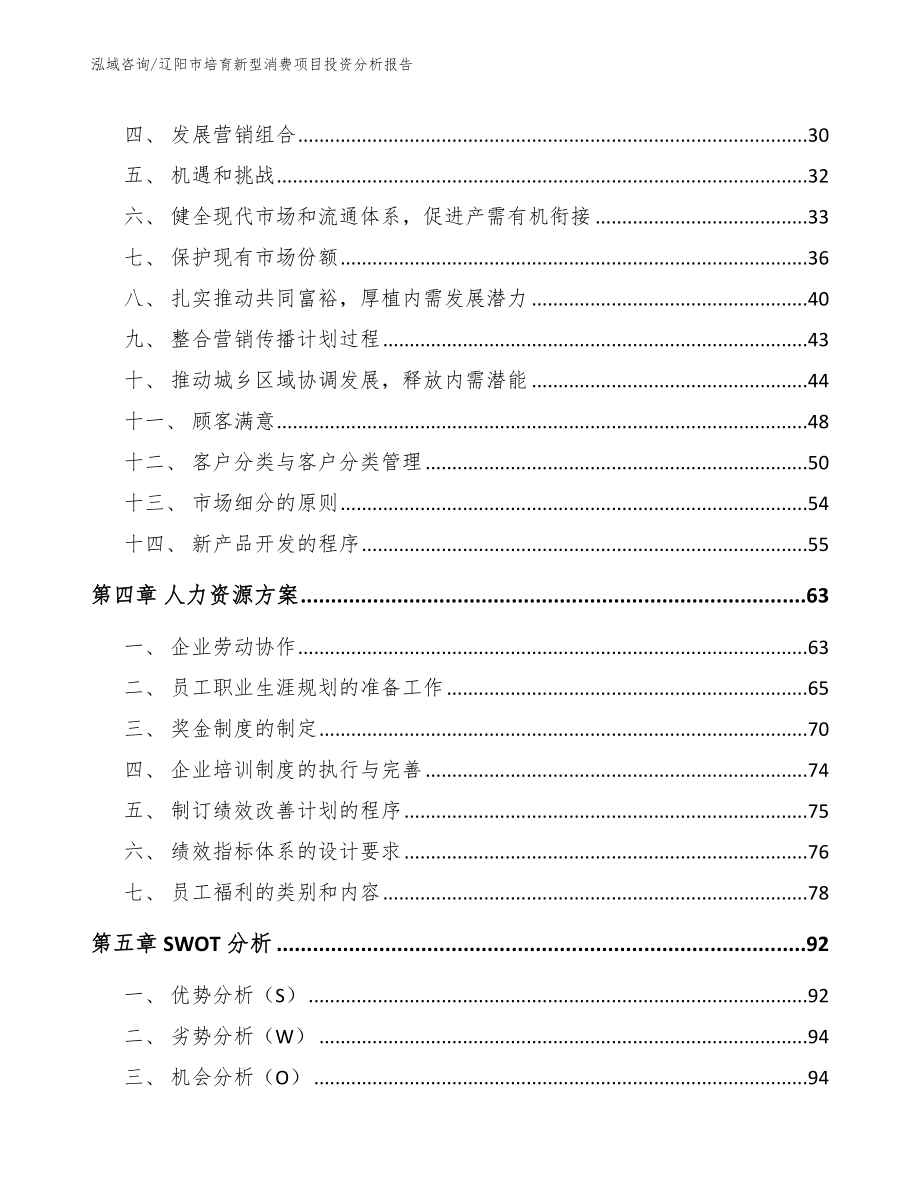 辽阳市培育新型消费项目投资分析报告模板范本_第3页