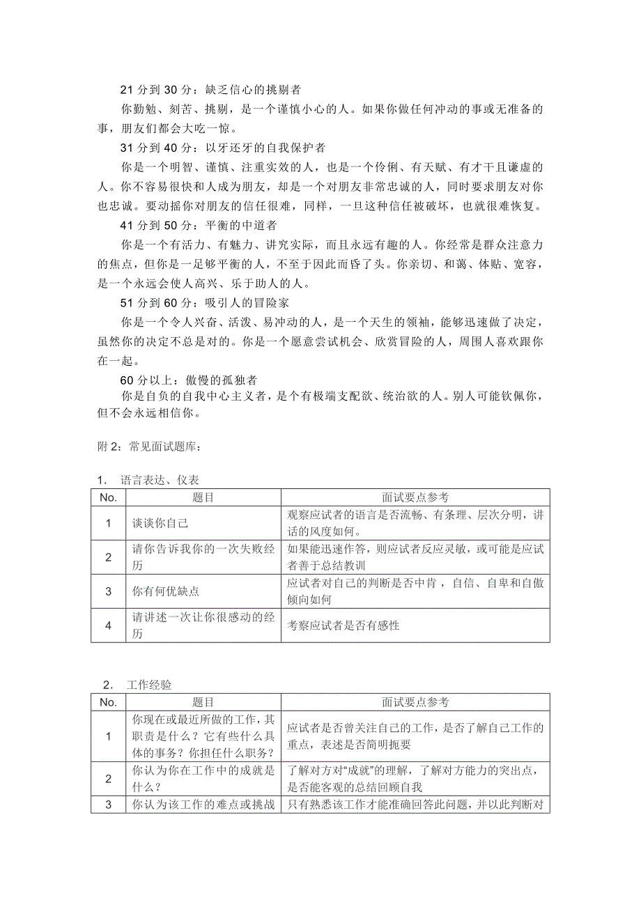 关于招聘面试那点事附菲尔人格测试_第3页