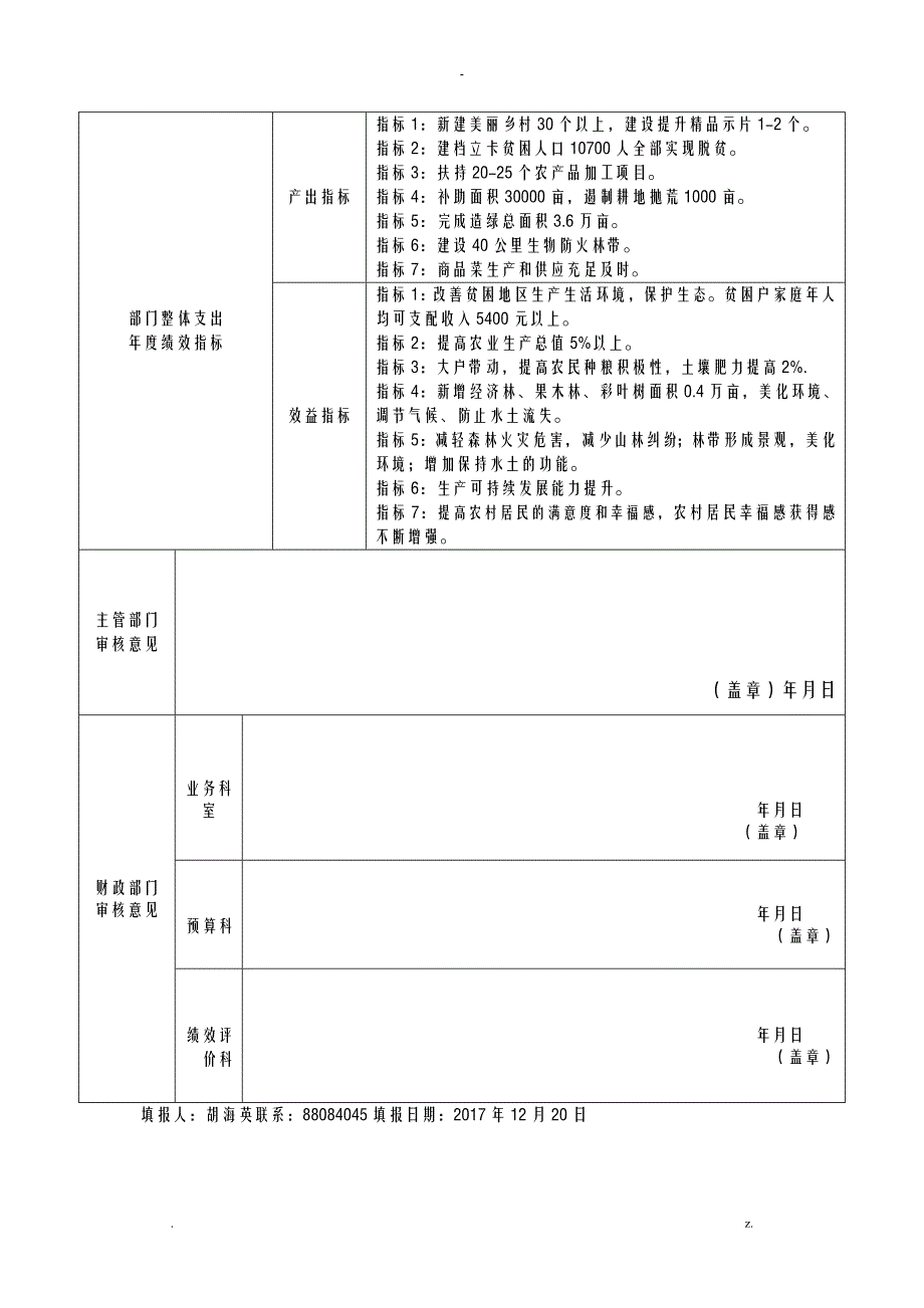 部门整体支出绩效目标申报表_第2页