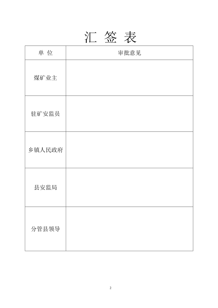 某煤矿自查安全隐患整改方案_第2页