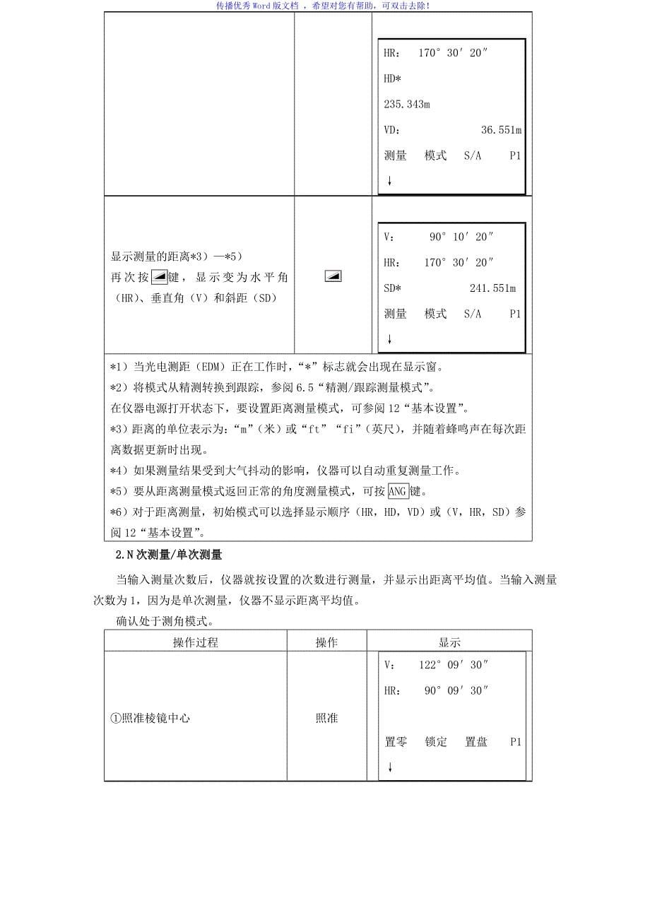 NTS352型全站仪使用方法Word版_第5页