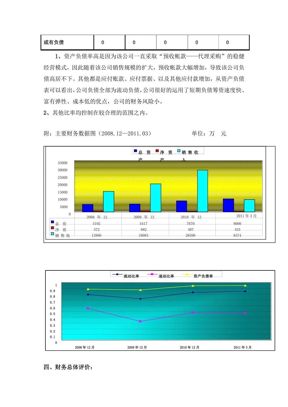 万通国际贸易有限公司财务报表分析案例_第5页