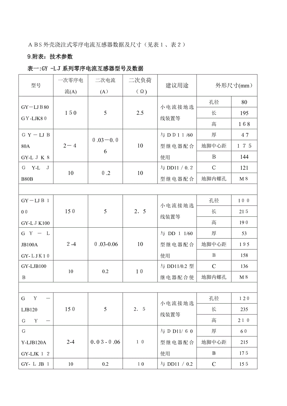 电流互感器样本_第4页