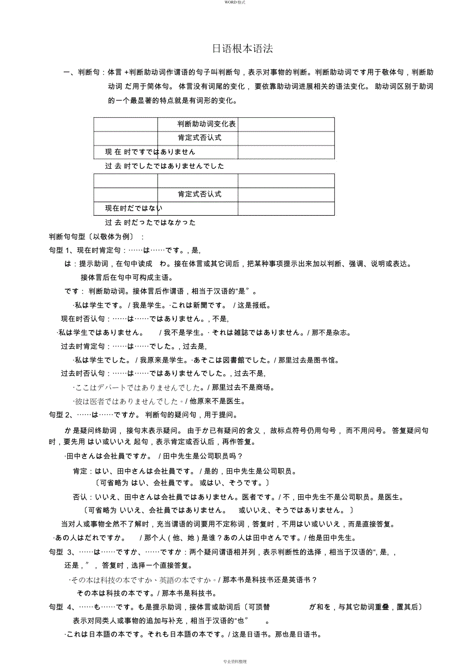 日语基础语法_第1页