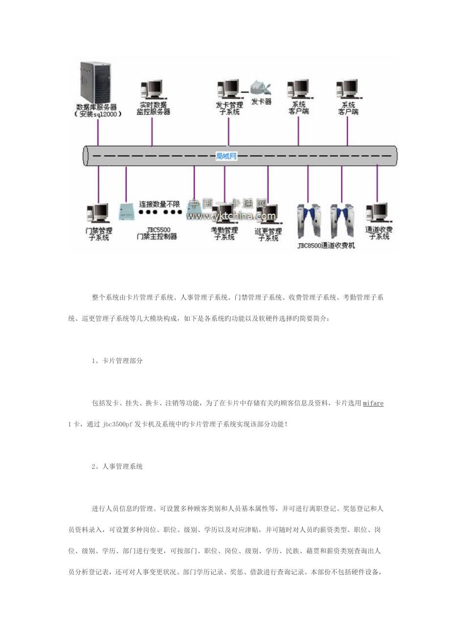 门禁一卡通系统方案_第3页