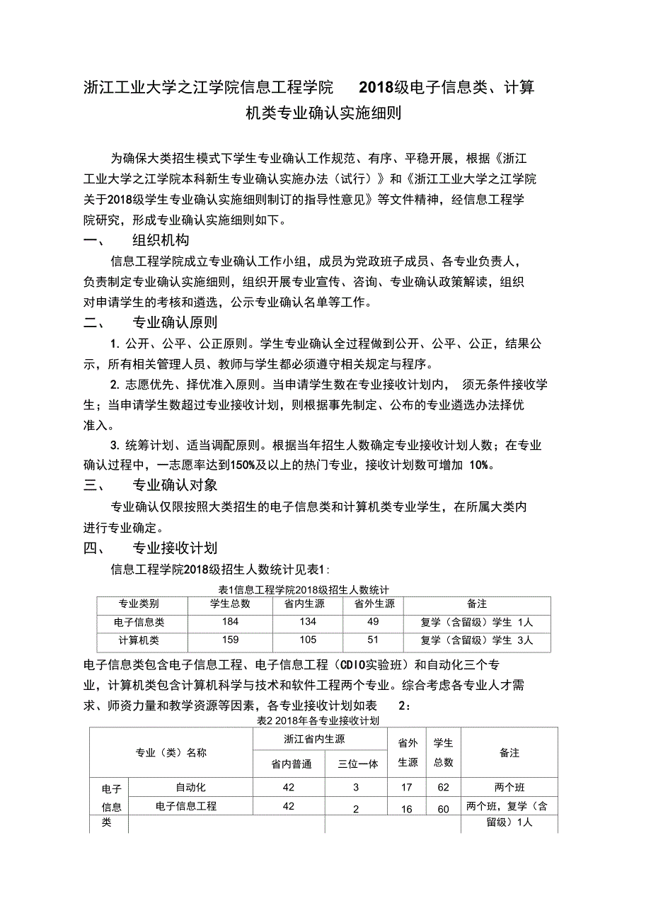 计算机类专业确认实施细则_第1页