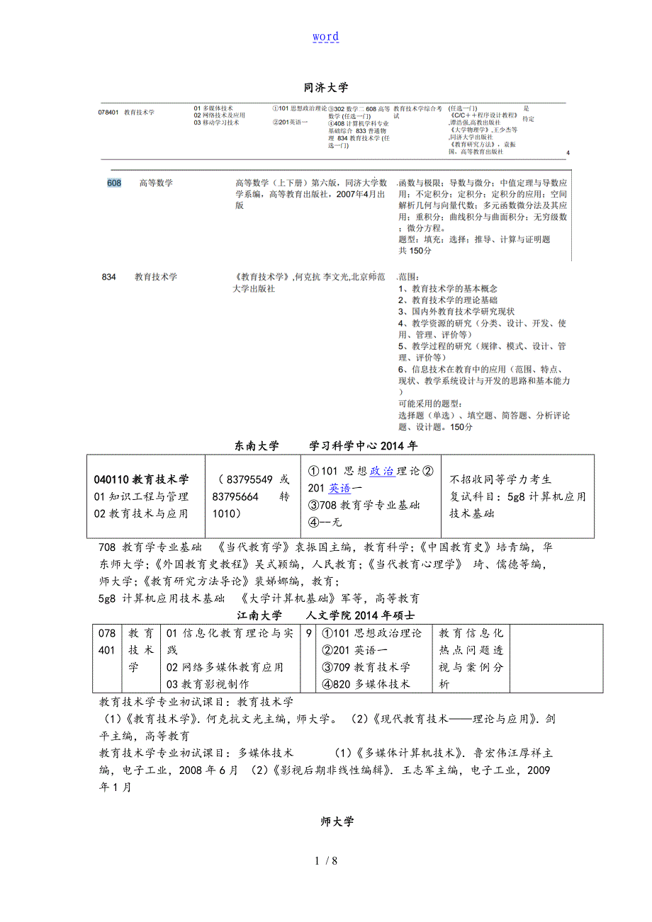 考研教技地有关学校~_第1页