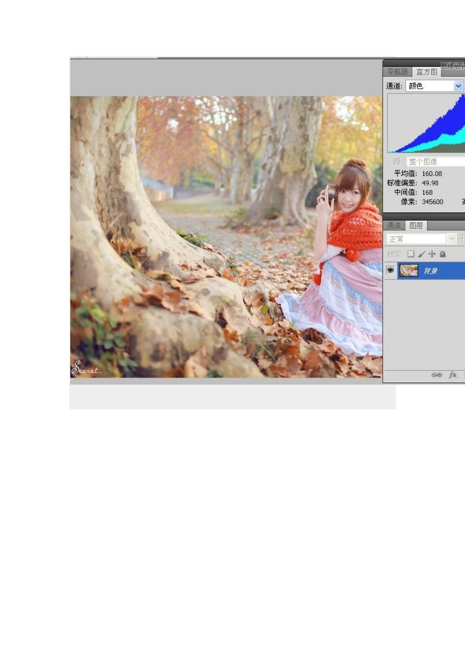 Photoshop通过实例解析直方图使用技巧_第4页