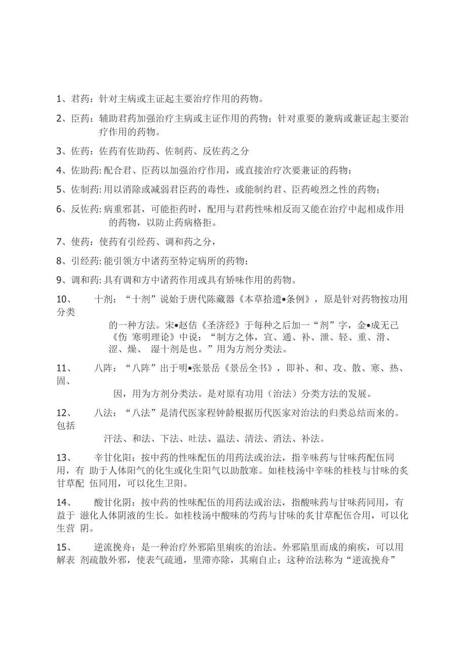 方剂学重点复习完美版_第1页