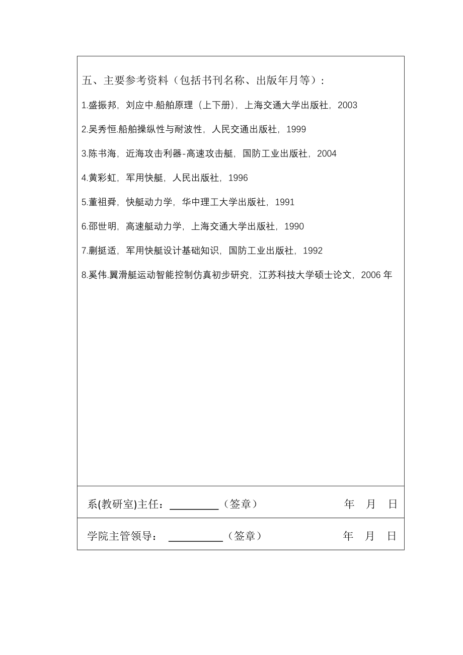 高速无人艇设计与运动性能初步分析本科毕业设计论文_第5页