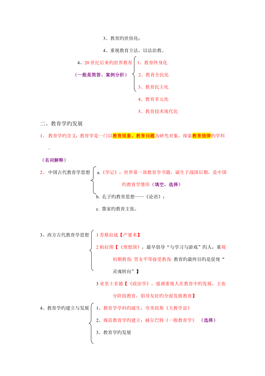 2023年特岗教师划重点考点_第2页