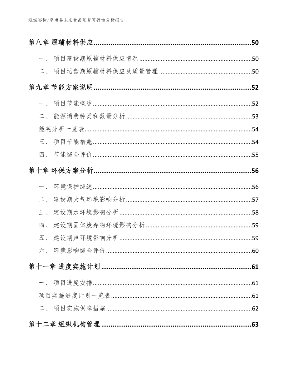 阜南县未来食品项目可行性分析报告_第4页