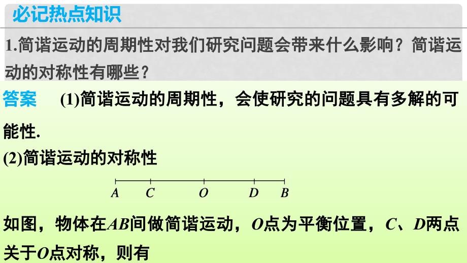 高三物理二轮专题突破 倒数第4天 机械振动和机械波 光和电磁波课件_第2页