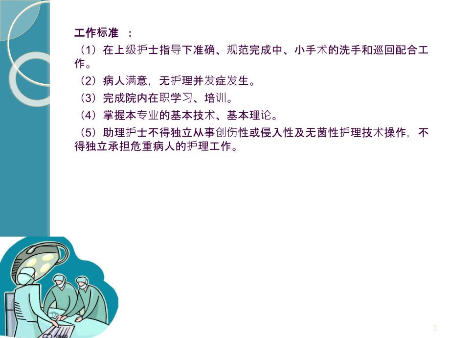 手术室各班岗位职责及各项工作质量标准ppt课件_第3页