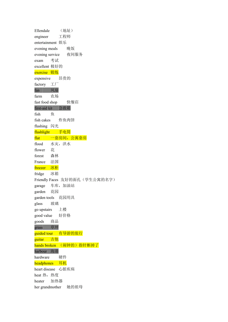 机经上必须会拼写的单词_第4页