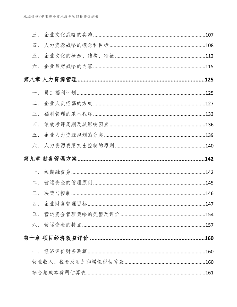 资阳液冷技术服务项目投资计划书_第5页