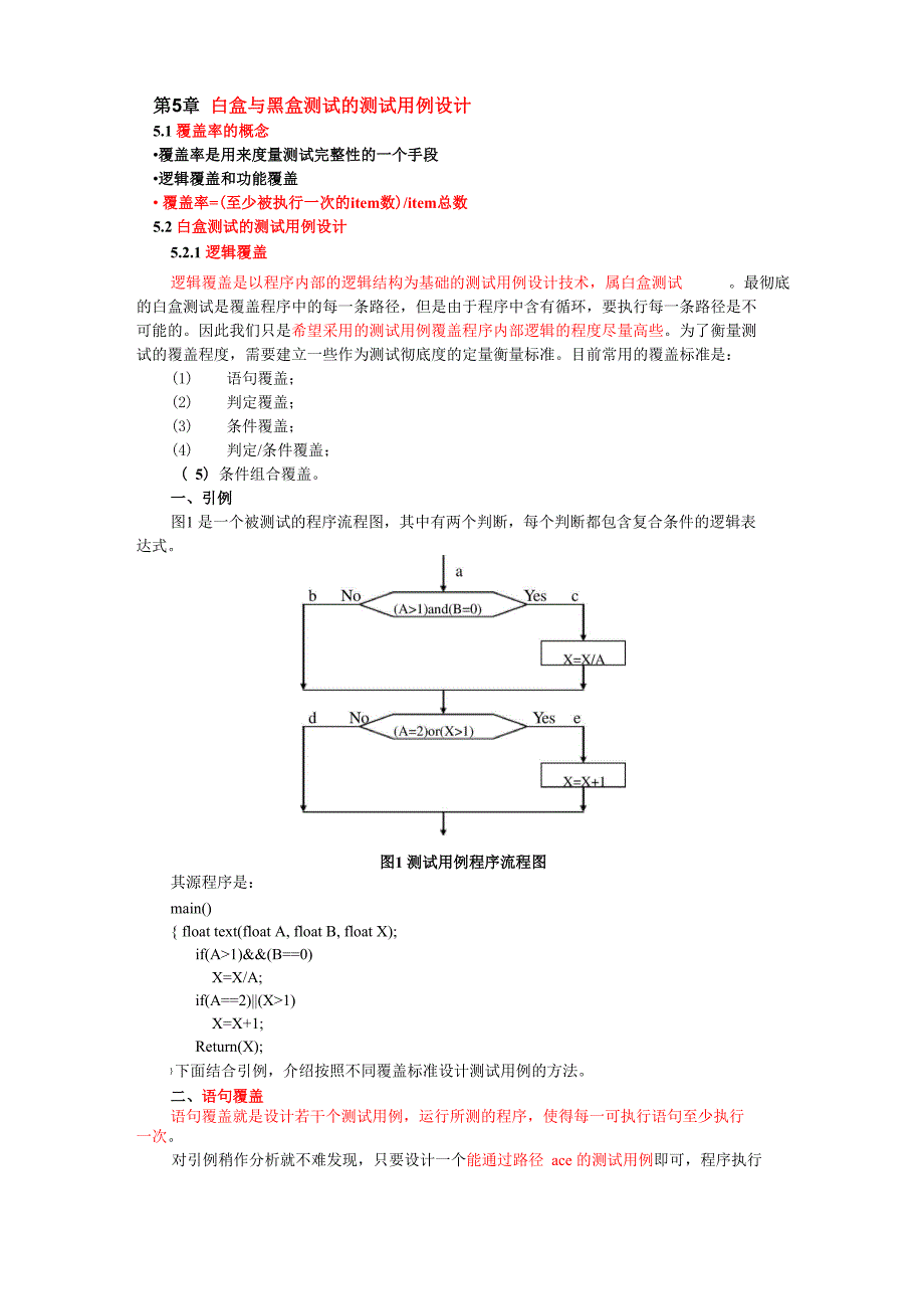 白盒与黑盒测试的测试用例设计_第1页