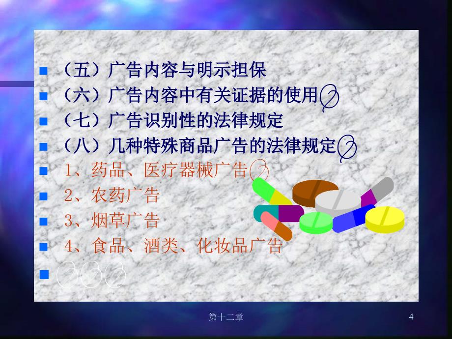 第十二章广告与反不正当竞争法律制度第一节广告法律制度_第4页