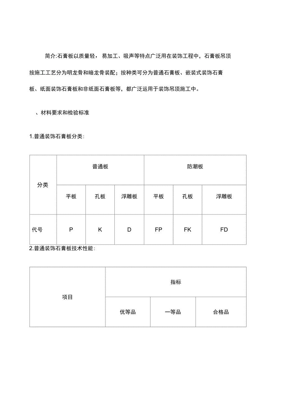 石膏板吊顶施工工艺_第1页