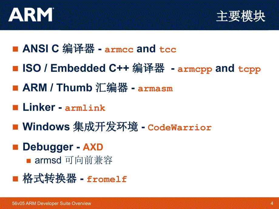 ARMDeveloperSuite介绍_第4页