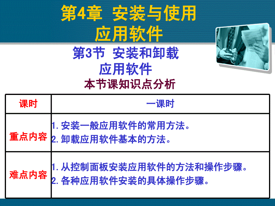 第三节和第四节：安装和卸载应用软件_第1页