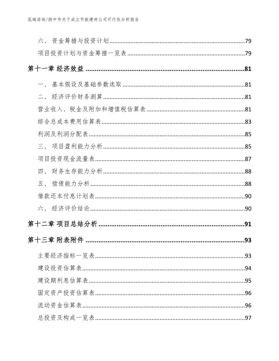 扬中市关于成立节能建材公司可行性分析报告（范文参考）_第5页