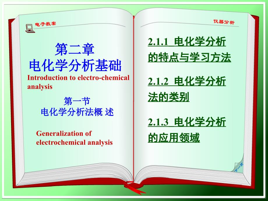 现代水检测技术电化学分析法概述课件_第1页