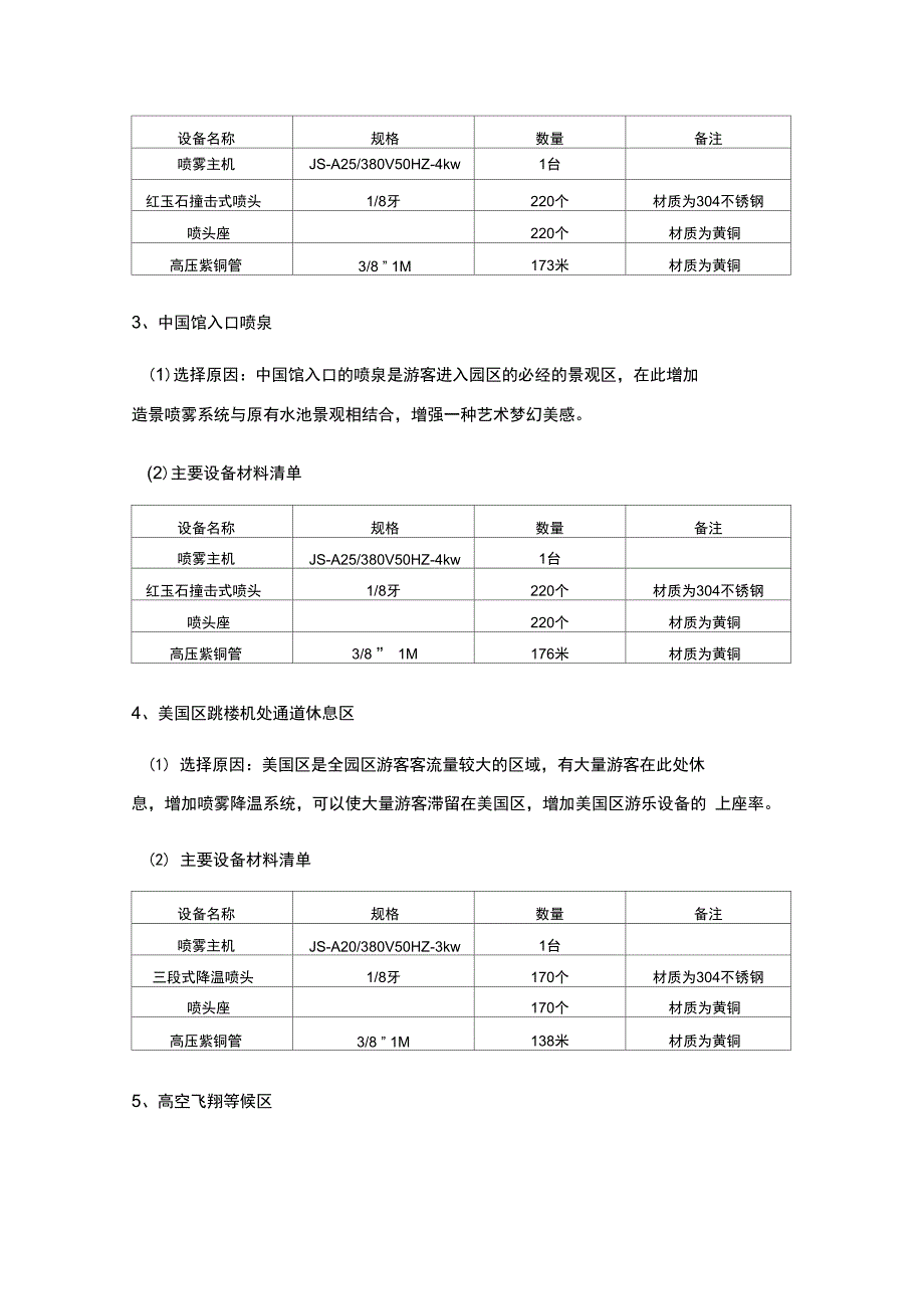 乐园喷雾系统的设计方案和对策_第4页