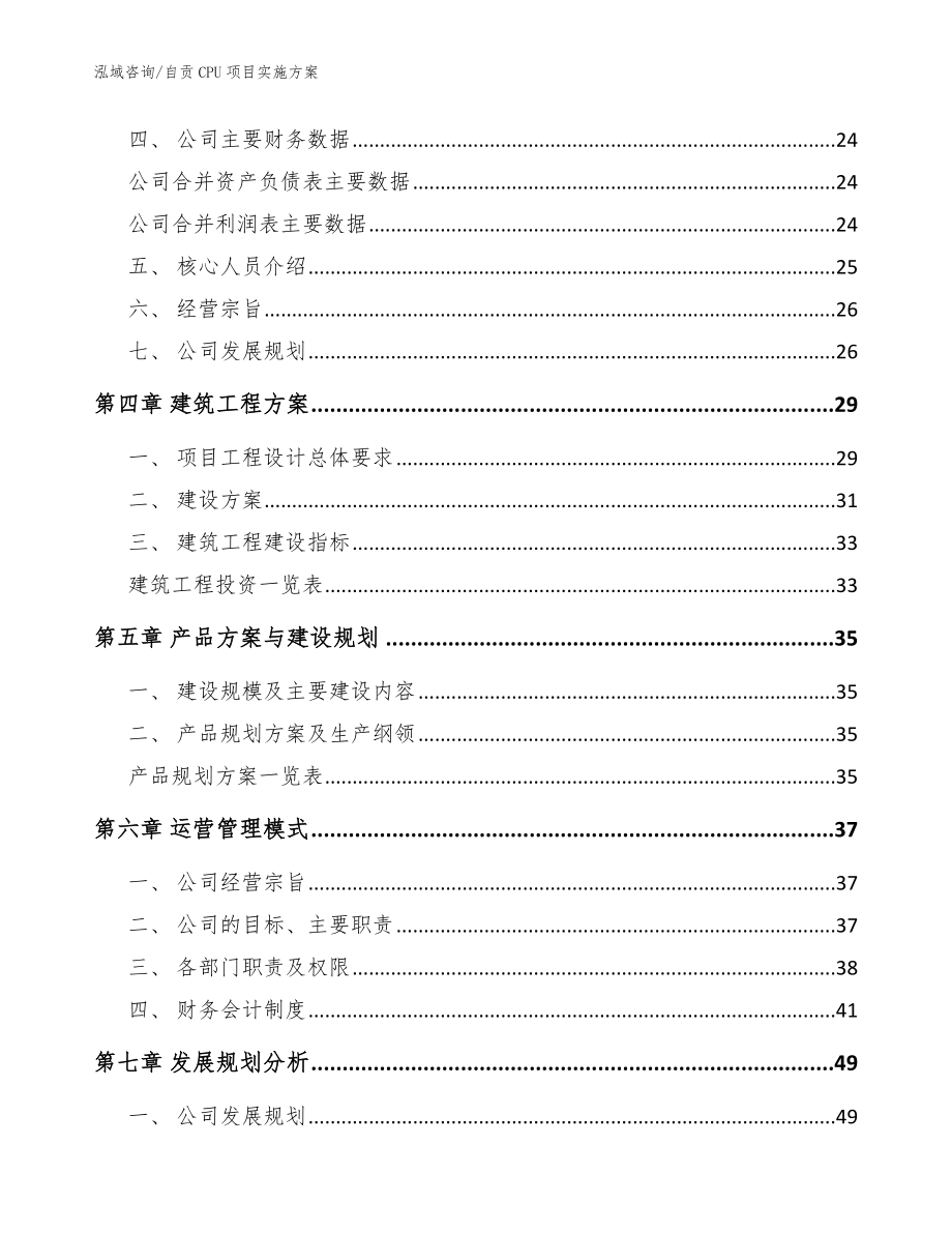 自贡CPU项目实施方案模板_第2页