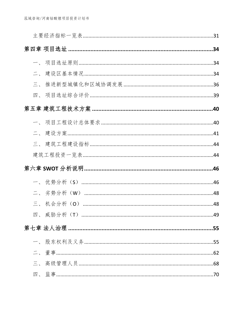 河南钴酸锂项目投资计划书范文参考_第2页