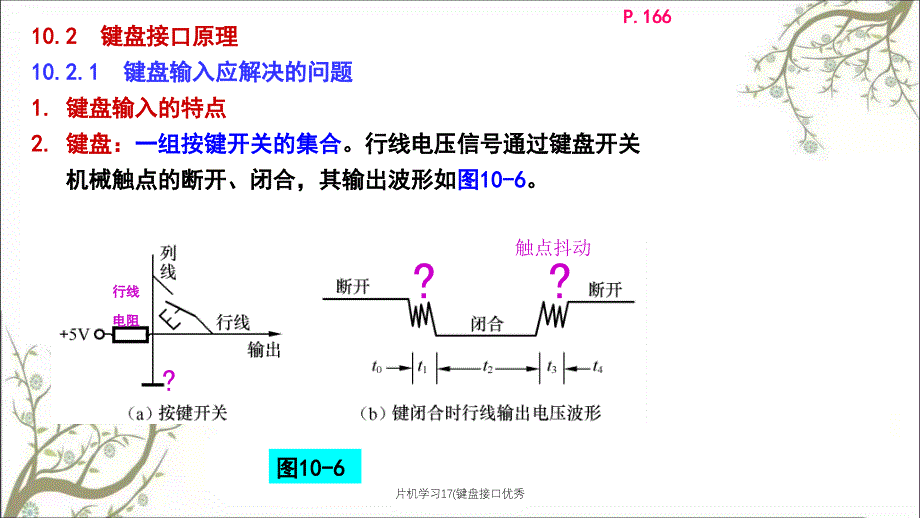 片机学习17键盘接口优秀_第1页