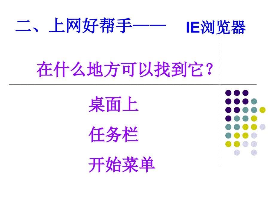 中山版信息技术三年级走进因特网多媒体课件_第5页