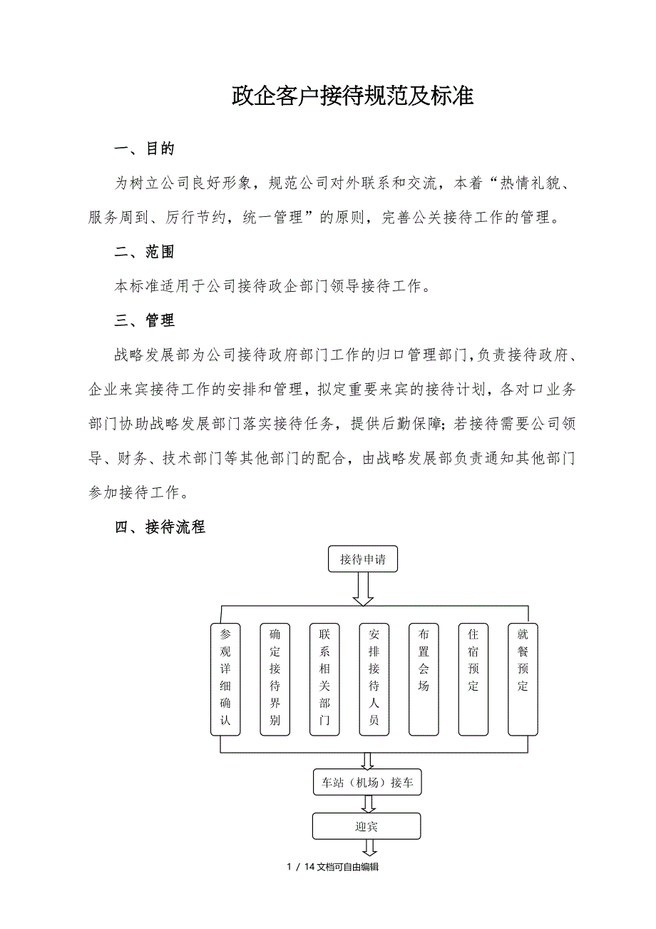 政企客户接待规范及标准_第1页