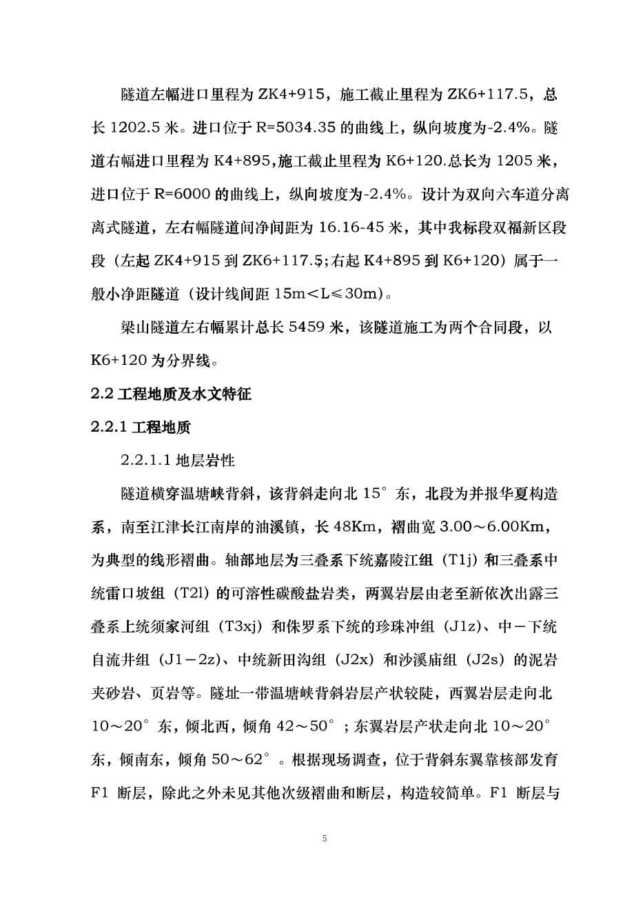 两江隧道安全专项施工方案eeca_第5页
