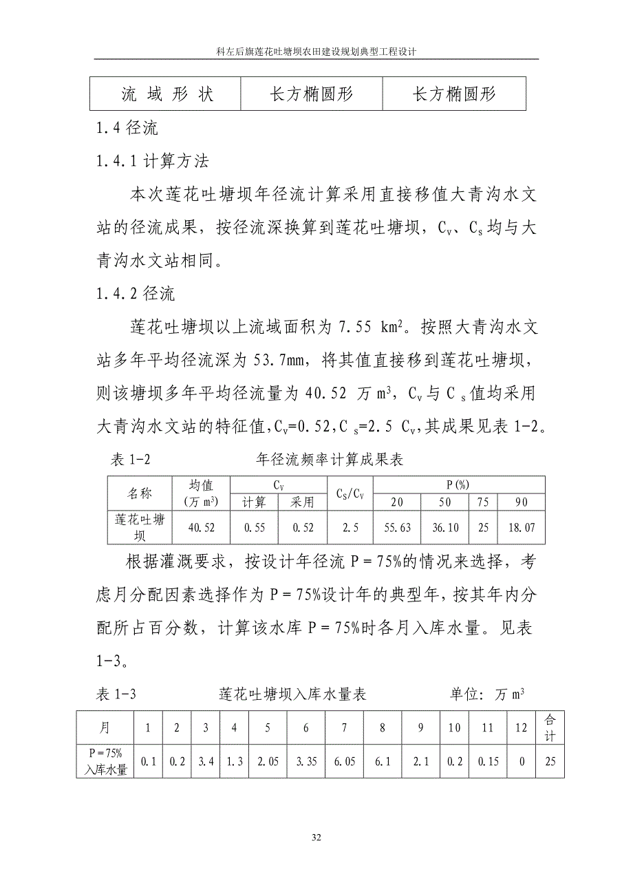 科左后旗莲花吐塘坝农田建设规划典型工程设计方案-毕业论文_第4页