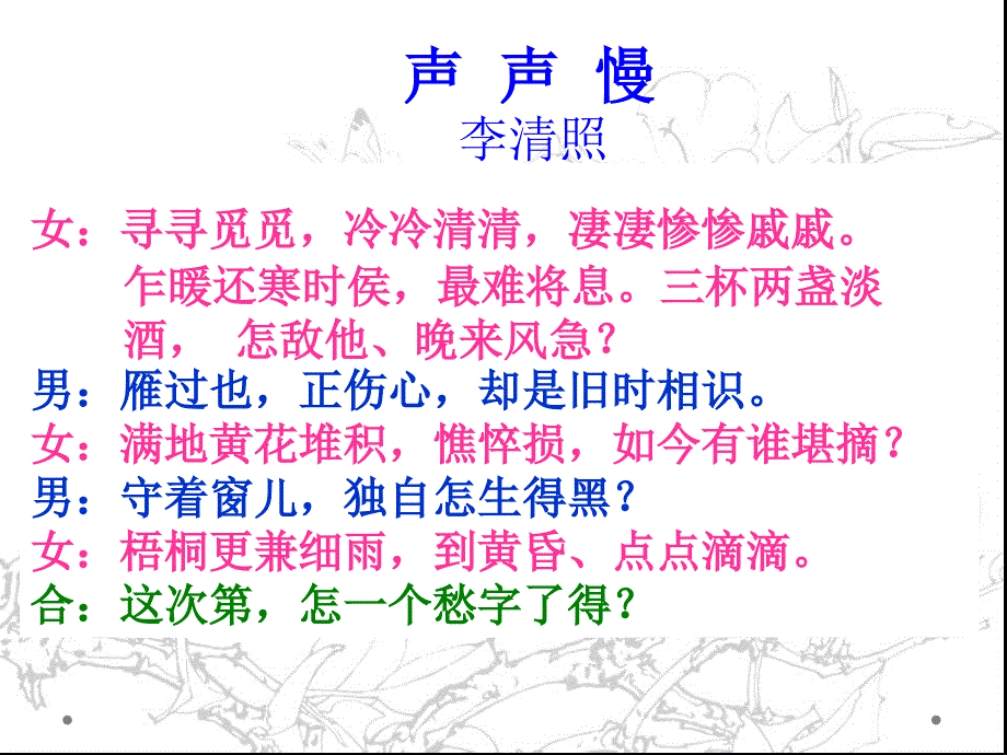 声声慢优秀实用课件剖析_第3页