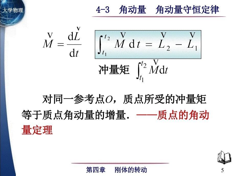 大学物理：4-3 角动量 角动量守恒定律_第5页