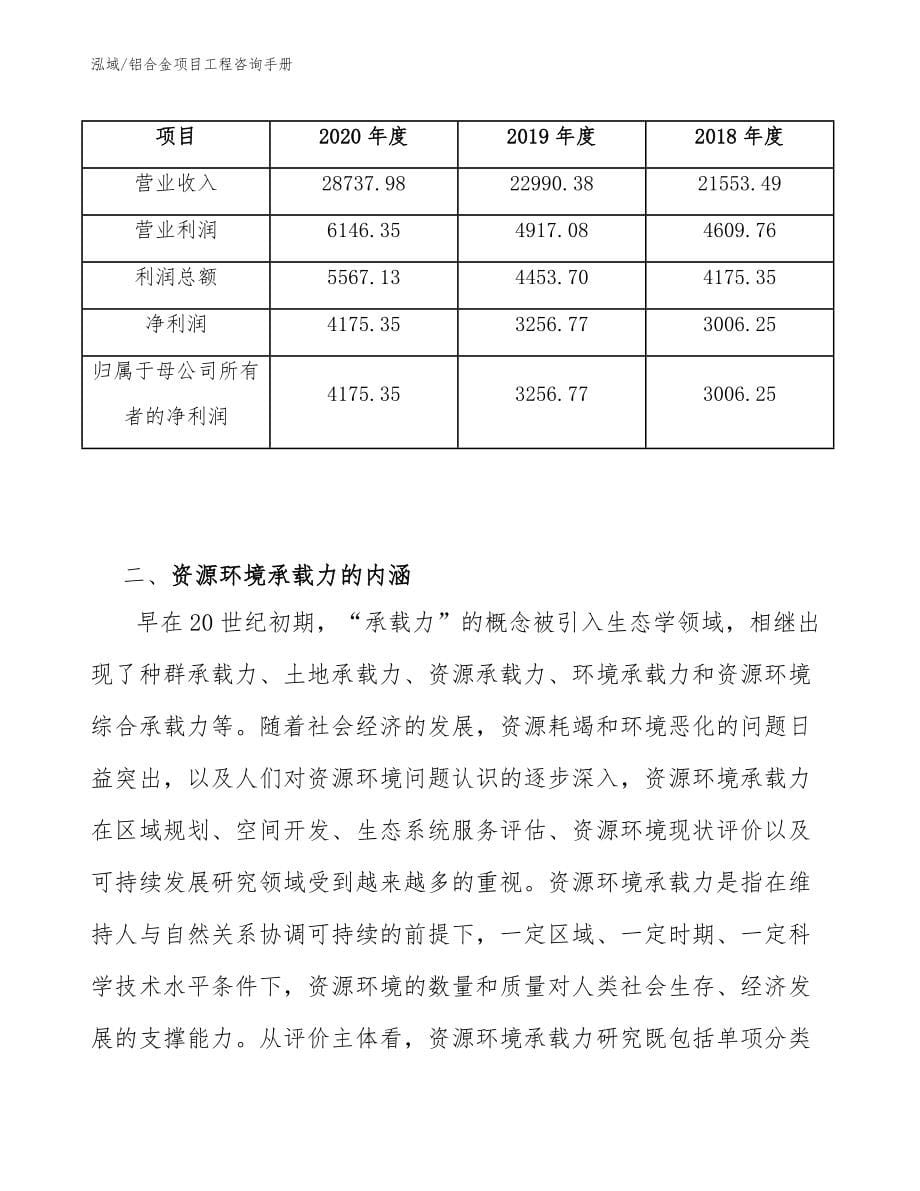 铝合金项目工程咨询手册【参考】_第5页