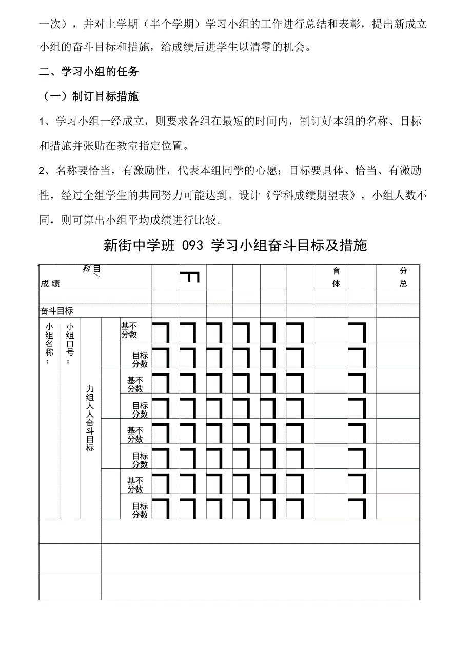 中学小组合作学习的分组方案及管理措施_第3页