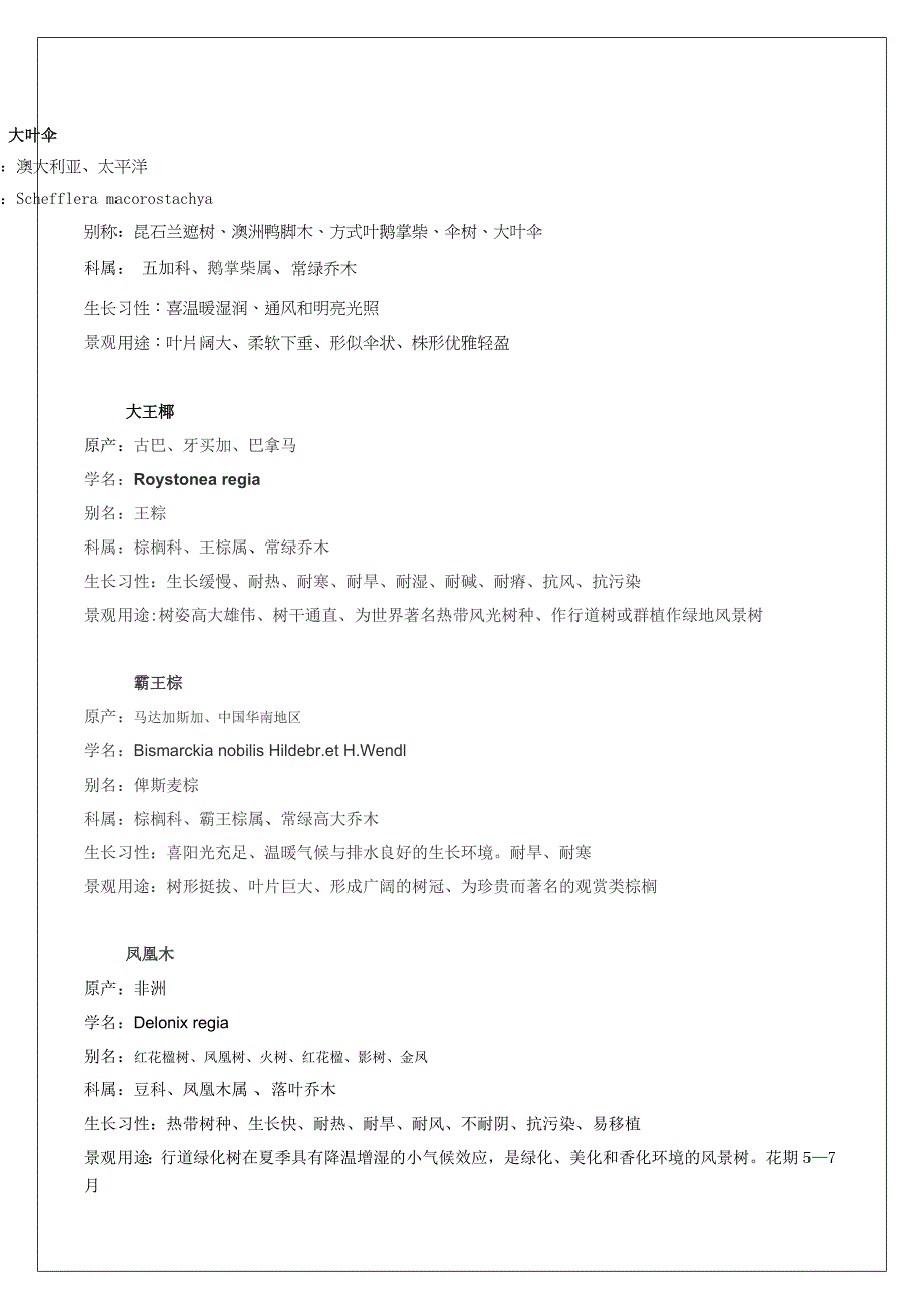 小区绿化植物品种.doc_第1页