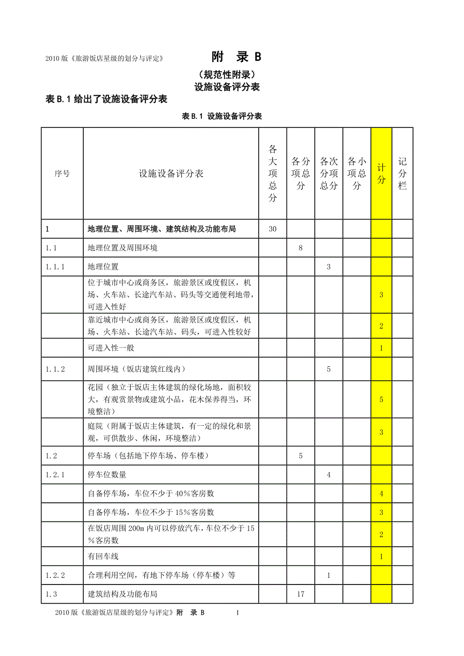 2010版《旅游饭店星级的划分与评定》(4-3).doc_第1页